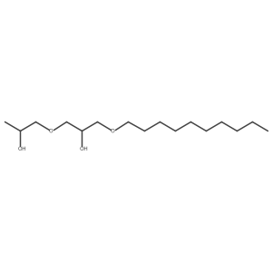 1-(Decyloxy)-3-(2-hydroxypropoxy)-2-propanol结构式