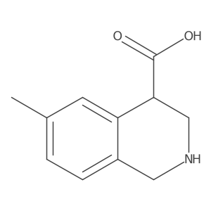 6-Methyl-1,2,3,4-tetrahydroisoquinoline-4-carboxylic acid Structure