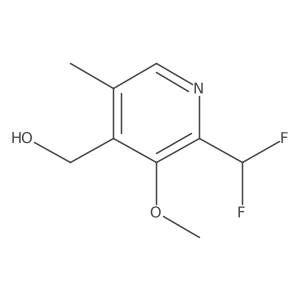 2-(Difluoromethyl)-3-methoxy-5-methylpyridine-4-methanol结构式