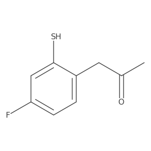 1-(4-Fluoro-2-mercaptophenyl)propan-2-one结构式