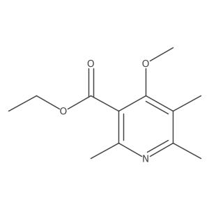 Ethyl 4-methoxy-2,5,6-trimethylpyridine-3-carboxylate Structure