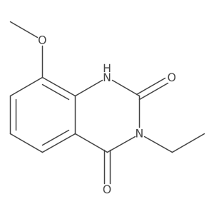 3-Ethyl-8-methoxy-1,2,3,4-tetrahydroquinazoline-2,4-dione结构式