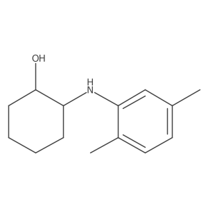 (1S,2S)-2-[(2,5-dimethylphenyl)amino]cyclohexan-1-ol结构式
