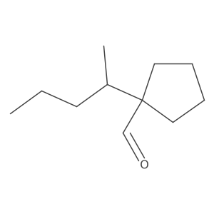 1-(Pentan-2-yl)cyclopentane-1-carbaldehyde Structure
