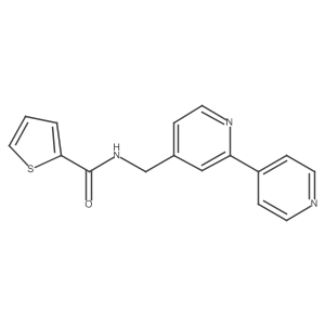 N-([2,4'-bipyridin]-4-ylmethyl)thiophene-2-carboxamide Structure