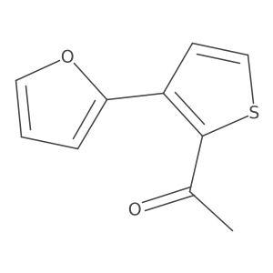 1-[3-(Furan-2-yl)thiophen-2-yl]ethan-1-one结构式