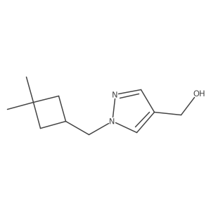 {1-[(3,3-dimethylcyclobutyl)methyl]-1H-pyrazol-4-yl}methanol结构式