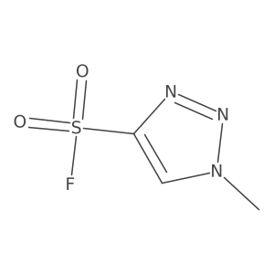 1-methyl-1H-1,2,3-triazole-4-sulfonyl fluoride结构式