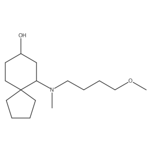 6-[(4-Methoxybutyl)(methyl)amino]spiro[4.5]decan-8-ol Structure