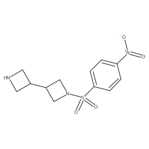 3-(Azetidin-3-yl)-1-(4-nitrobenzenesulfonyl)azetidine Structure