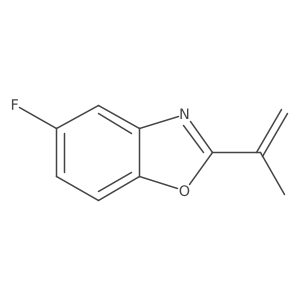 5-Fluoro-2-(prop-1-en-2-yl)-1,3-benzoxazole Structure