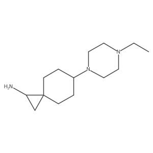 6-(4-Ethylpiperazin-1-yl)spiro[2.5]octan-1-amine Structure