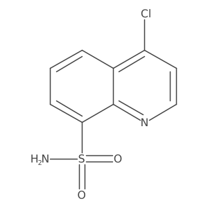 4-Chloroquinoline-8-sulfonamide结构式