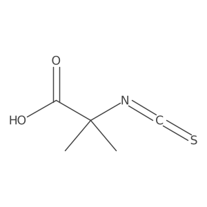 2-Isothiocyanato-2-methylpropanoic acid Structure