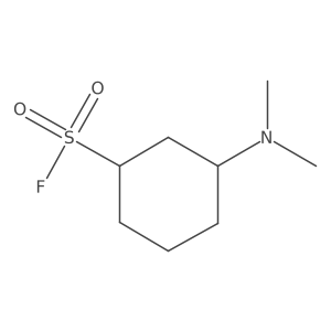3-(Dimethylamino)cyclohexane-1-sulfonyl fluoride结构式