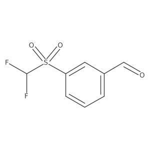 3-Difluoromethanesulfonylbenzaldehyde结构式