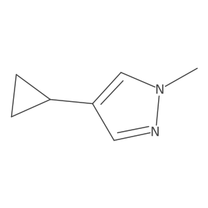 4-Cyclopropyl-1-methyl-1H-pyrazole Structure