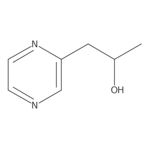 (2S)-1-(pyrazin-2-yl)propan-2-ol结构式