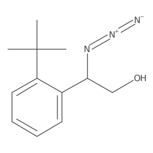 2-Azido-2-(2-tert-butylphenyl)ethan-1-ol Structure