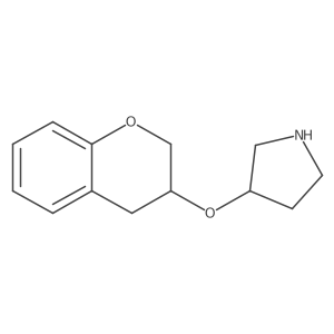 3-(3,4-dihydro-2H-1-benzopyran-3-yloxy)pyrrolidine Structure