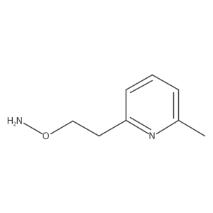 O-[2-(6-methylpyridin-2-yl)ethyl]hydroxylamine结构式