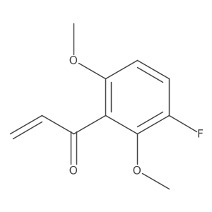 1-(3-Fluoro-2,6-dimethoxyphenyl)prop-2-en-1-one Structure