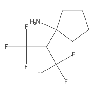 1-(1,1,1,3,3,3-Hexafluoropropan-2-yl)cyclopentan-1-amine Structure
