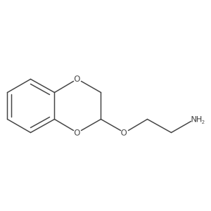 2-(2,3-Dihydro-1,4-benzodioxin-2-yloxy)ethan-1-amine结构式