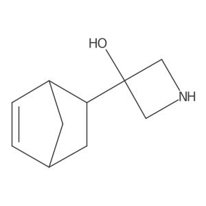 3-{Bicyclo[2.2.1]hept-5-en-2-yl}azetidin-3-ol Structure