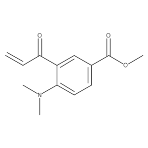Methyl 4-(dimethylamino)-3-(prop-2-enoyl)benzoate结构式