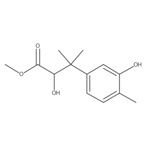 Methyl 2-hydroxy-3-(3-hydroxy-4-methylphenyl)-3-methylbutanoate Structure