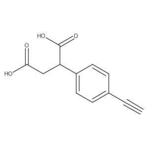 2-(4-Ethynylphenyl)butanedioic acid结构式