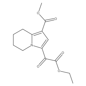 Methyl 3-(2-ethoxy-2-oxoacetyl)-5,6,7,8-tetrahydroindolizine-1-carboxylate Structure
