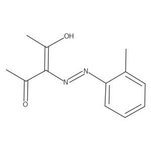 3-[(2-Methylphenyl)hydrazono]pentane-2,4-dione Structure