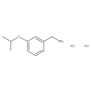 1-[4-(Propan-2-yloxy)pyridin-2-yl]methanamine dihydrochloride Structure