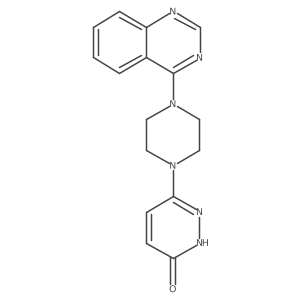 6-[4-(Quinazolin-4-yl)piperazin-1-yl]pyridazin-3-ol Structure