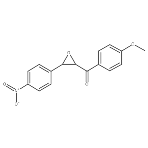 (4-Methoxyphenyl)[3-(4-nitrophenyl)-2-oxiranyl]methanone Structure