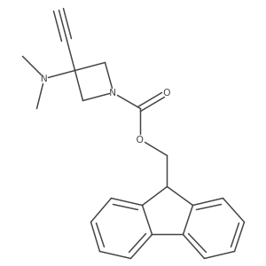 (9H-fluoren-9-yl)methyl 3-(dimethylamino)-3-ethynylazetidine-1-carboxylate结构式