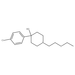 4-(4-Chlorophenyl)-1-(2-ethoxyethyl)piperidin-4-ol结构式