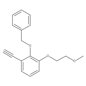 2-(Benzyloxy)-1-ethynyl-3-(2-methoxyethoxy)benzene Structure