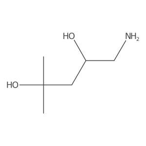 2,4-Pentanediol, 1-amino-4-methyl-结构式