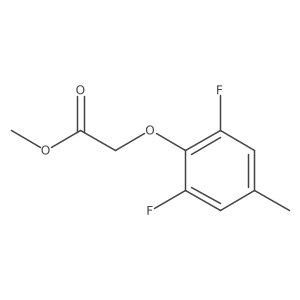 Methyl 2-(2,6-difluoro-4-methylphenoxy)acetate结构式