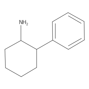 (1S,2R)-2-phenylcyclohexan-1-amine结构式