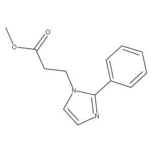 Methyl 3-(2-phenyl-1H-imidazol-1-yl)propanoate Structure