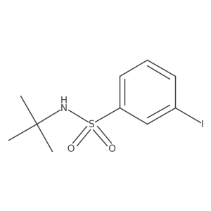 N-(tert-Butyl)-3-iodobenzenesulfonamide Structure