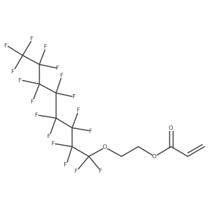 C=CC(=O)OCCOC(F)(F)C(F)(F)C(F)(F)C(F)(F)C(F)(F)C(F)(F)C(F)(F)C(F)(F)F结构式
