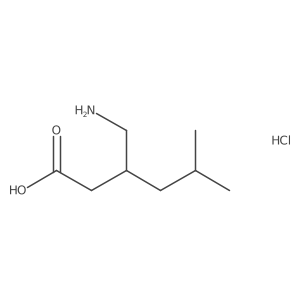 Pregabalin hydrochloride Structure