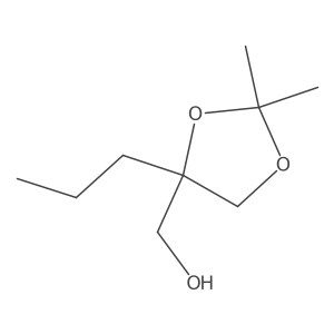 2,2-Dimethyl-4-propyl-1,3-dioxolane-4-methanol Structure