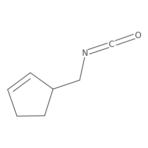 3-(Isocyanatomethyl)cyclopent-1-ene结构式