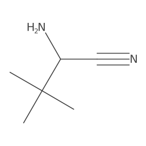 (2R)-2-Amino-3,3-dimethylbutanenitrile结构式